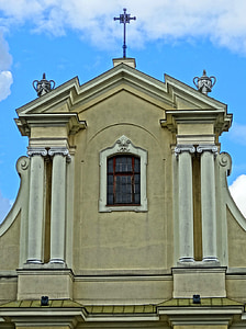 Bydgoszcz, Pyhän Nikolauksen, Puola, pääty, päätykolmio, barokki, kirkko
