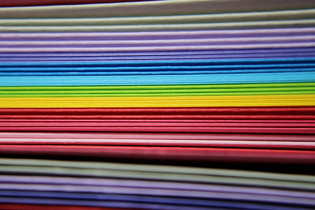 giấy, đầy màu sắc, cầu vồng, màu sắc, giấy nhiều màu sắc, để lại, ngăn xếp giấy