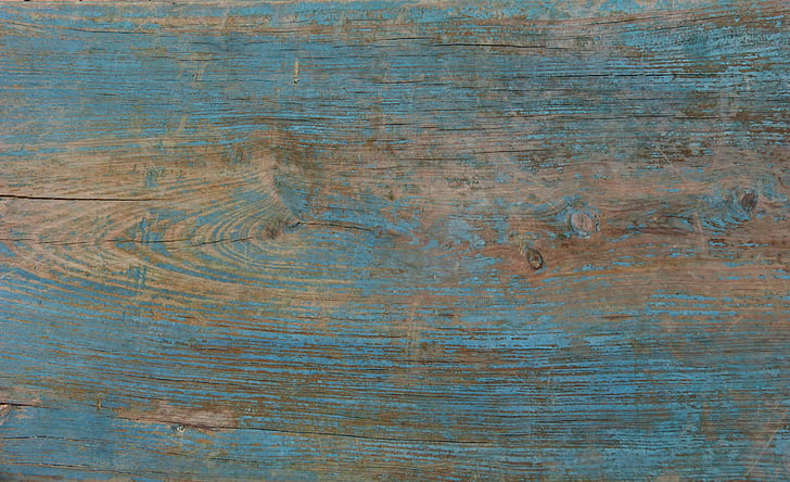 fons, textura, fusta, descamació pintura, blau, fons, fusta - material