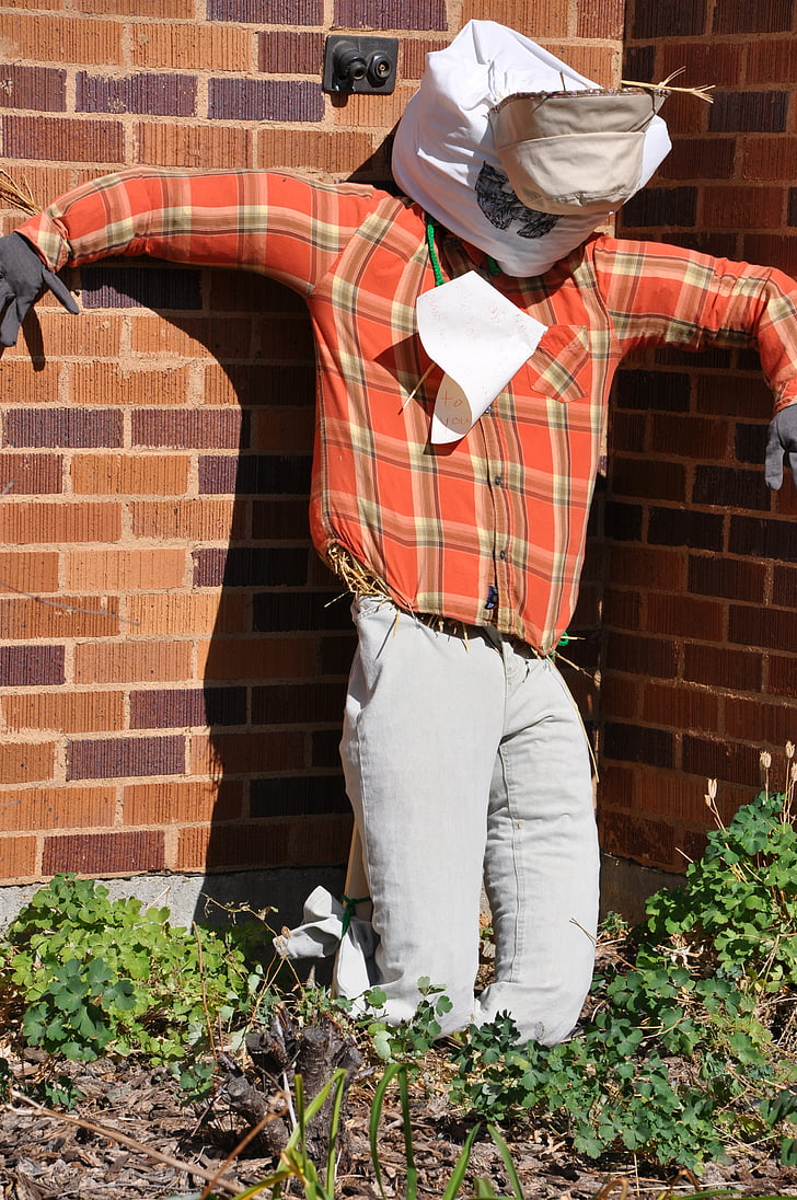 scarecrow, brick, dickinson state university