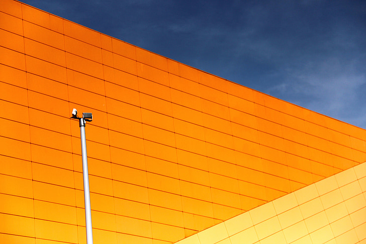 Агора театр, Лелістад, колір, барвистий, Флеволанд, Нідерланди, Архітектура