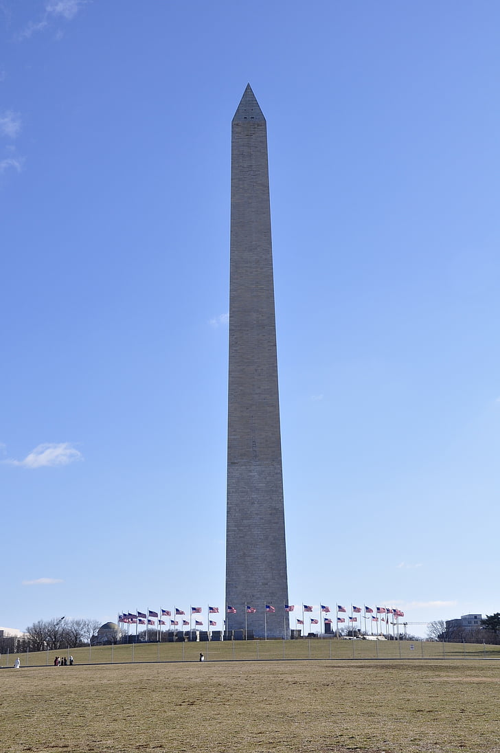 Washington, Denkmal, Obelisk, Washington, d.c., Washington Monument - Washington Dc, die Mall, Sehenswürdigkeit