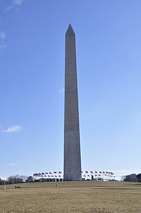 Washington, Denkmal, Obelisk, Washington, d.c., Washington Monument - Washington Dc, die Mall, Sehenswürdigkeit