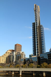 Eureka skydeck 88 tower, Melbourne, skyskrapa, staden, Metropolis, Lägenhet, landmärke