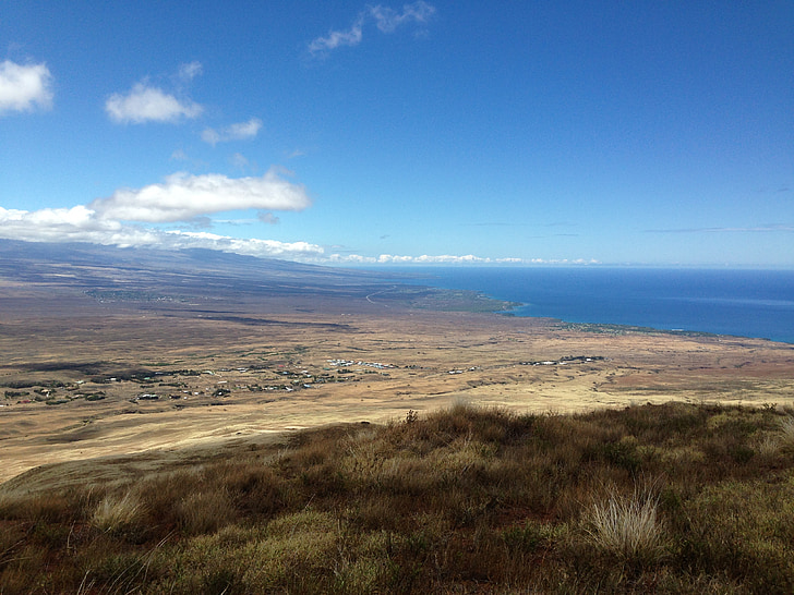 zachód na Hawajach, linia brzegowa, Wyspa Hawaii, Ocean, Wyspa, Tropic, Hawaje