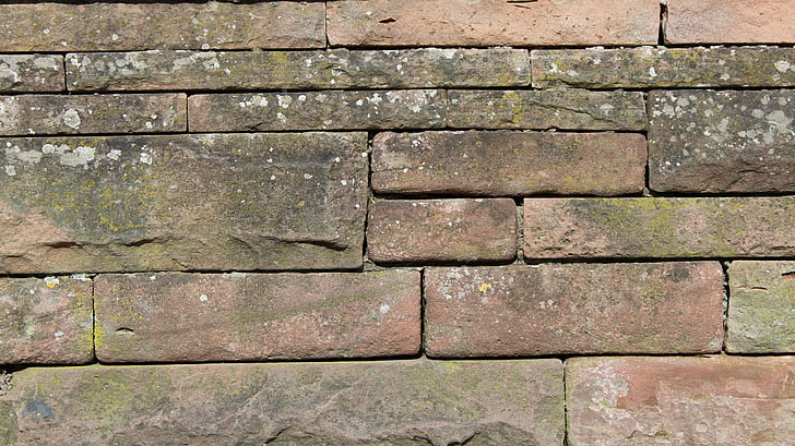 paret, pedres, mur de pedra, fons, estructura, patró, apilen