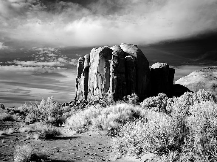 monument valley, Arizona, Mountain, landskap, Utah, nationalparken, klippiga torn