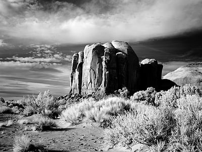 Monumen valley, Arizona, Gunung, pemandangan, Utah, Taman Nasional, Menara berbatu