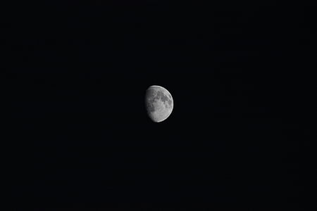Луна, ночь, Вечер