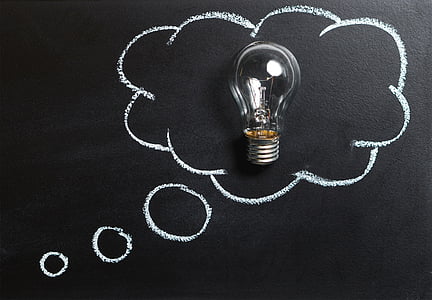 pensiero, idea, innovazione, immaginazione, ispirazione, lampadina, lightbulb