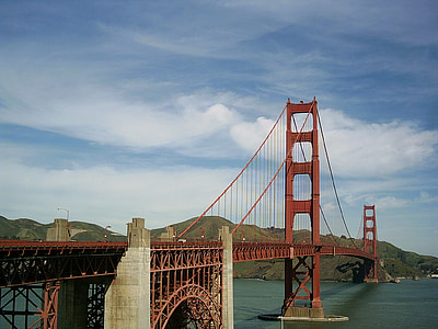 most Golden gate, San francisco, visutý most, Bay, přitažlivost, Most