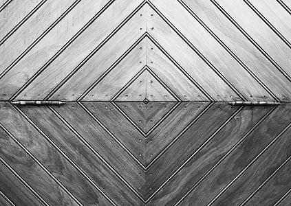 dřevo, dveře, textura, symetrie, vzor, dřevěný, návrh