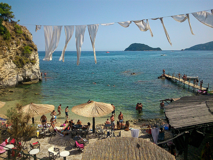 Zakynthos, Grekland, stranden, Medelhavet, ön, kusten, semester