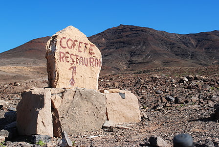 Cofete, Fuerteventura, Kanarieöarna, vandring, bergen