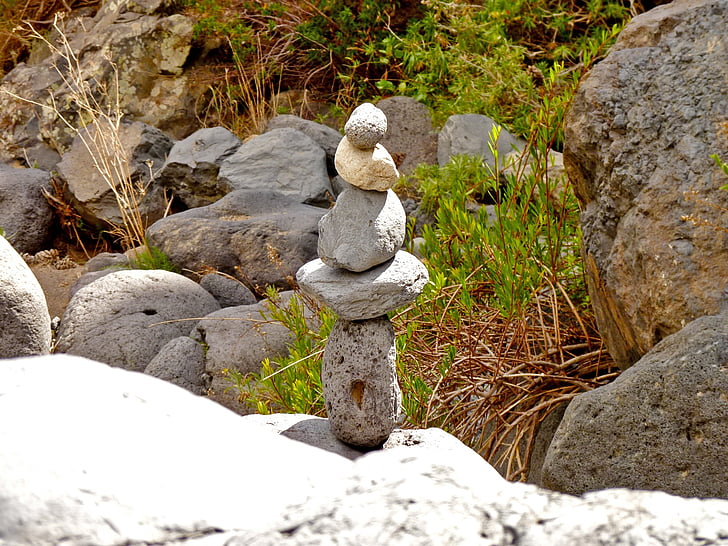 stones, balance, hiking, cairn, directory