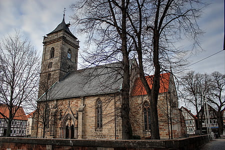 church, volkmarsen, bell tower, holy, house of worship, church buildings, catholic