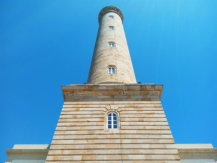 Lighthouse, Tower, Chipiona, Spanien, navigation, arkitektur, Sky