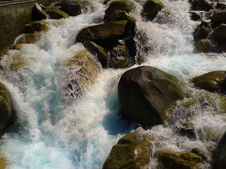 vody, kameň, Príroda, Rock, kamene, Nástenné, skaly