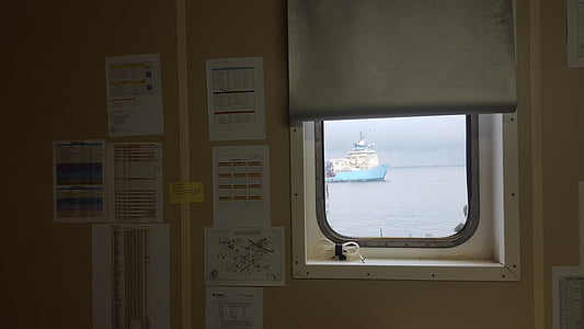 janela, mar, azul, modo de exibição, visualização da janela, oceano