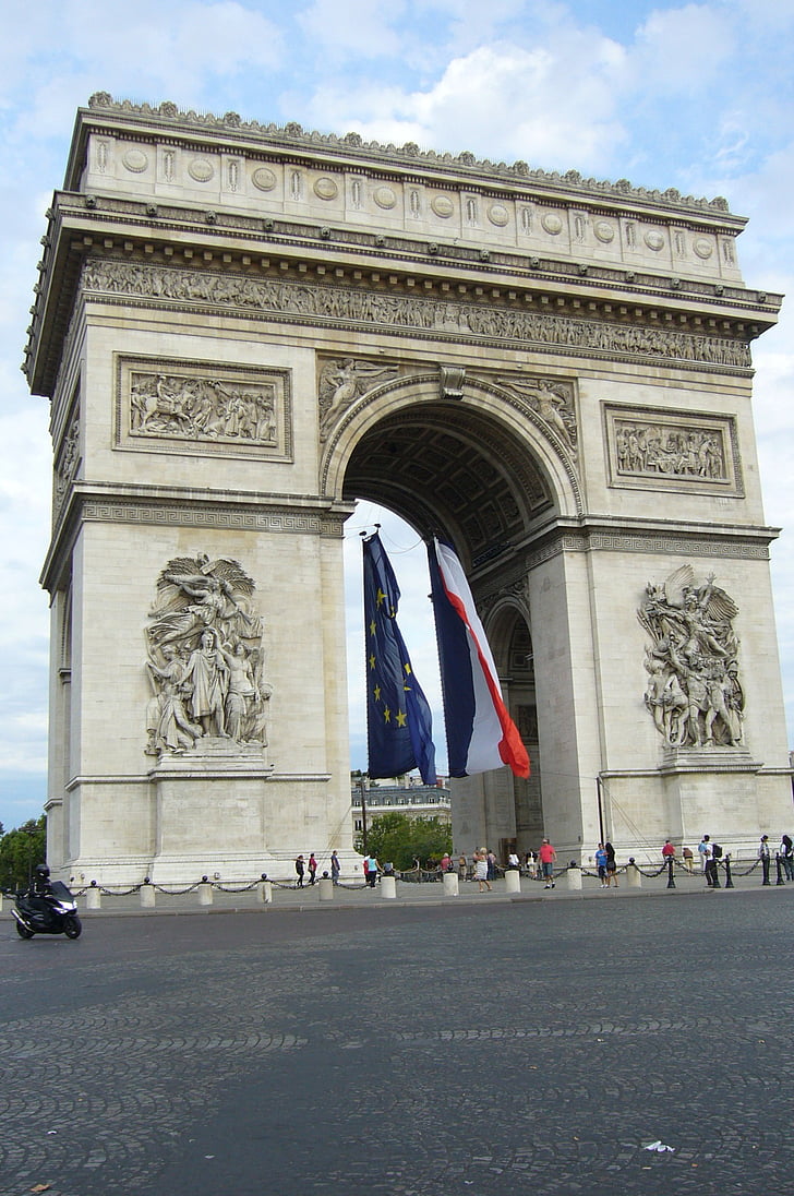Paris, França, sanzelizé, arquitetura, lugar famoso, arco, Monumento