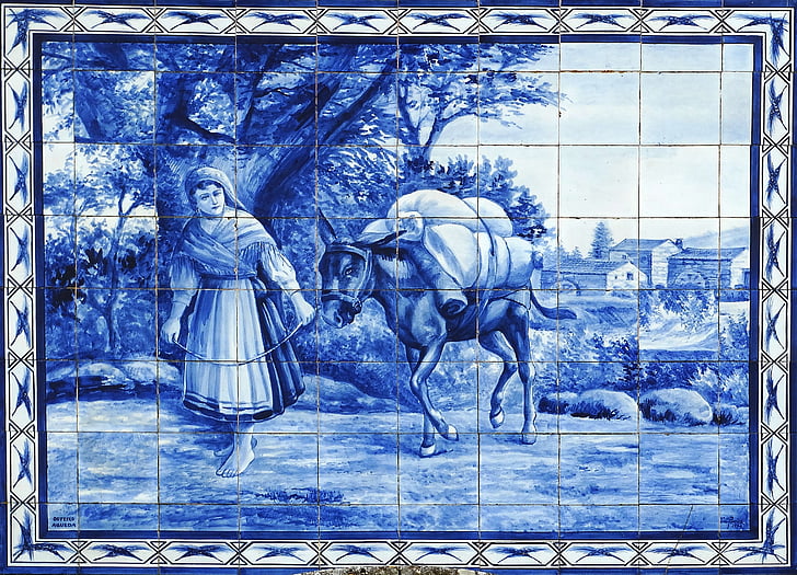 Portugal, azulejo de, artesanías, decoración