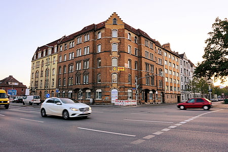 Kassel, edifici, casa, arquitectura, carretera, Fulda, ciutat