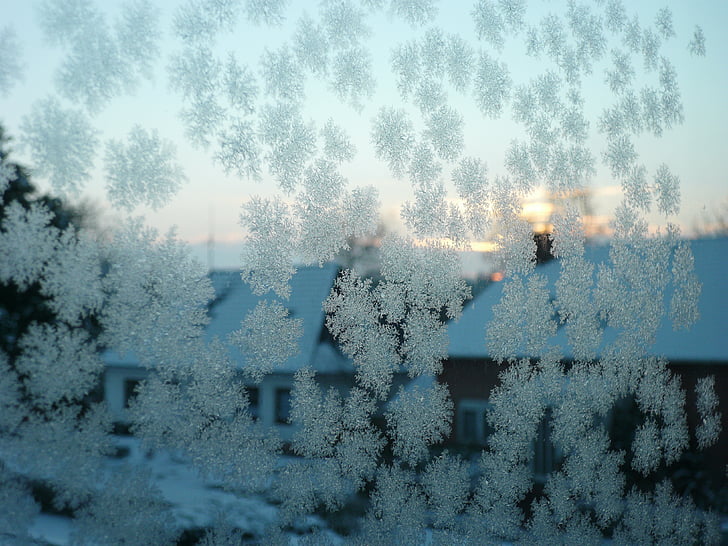 más difícil, eiskristalle, ventana, invierno, magia de invierno, frío, Frost