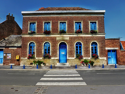 bellaing, france, building, structure, architecture, hdr, street