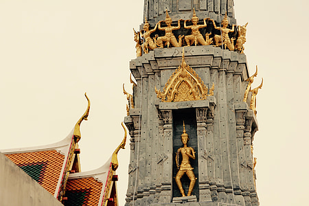 Candi, atap, Pagoda, arsitektur, Istana, Buddhisme, Tenggara