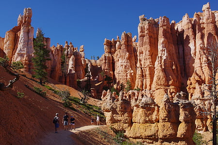 Bryce, kanjon, stijena, formacija, litice, nacionalne, parka