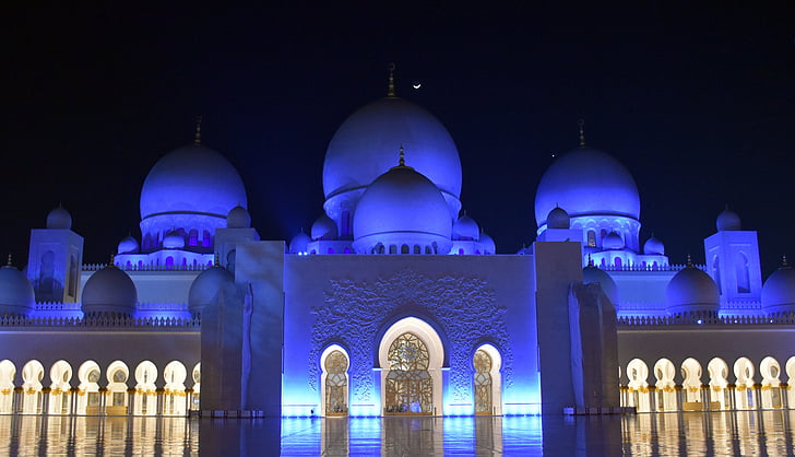 Mosquée Sheikh zayed, dhabi leboube, Tourisme, musulmane, religion, islamique, point de repère