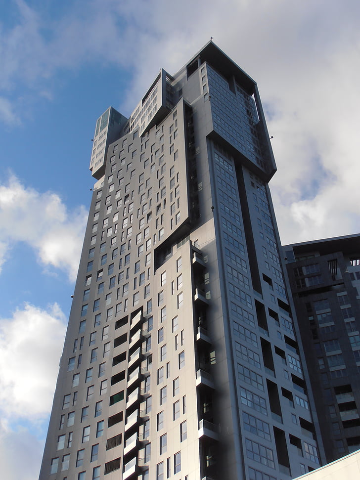 the skyscraper, housing, gdynia, apartment, the height of the, building, house