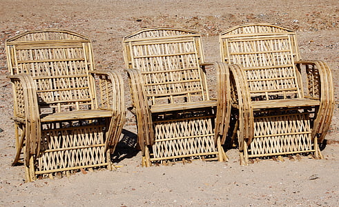 柳条家具, 手工劳动, 座位, 椅子, 海滩, 椅子, 3