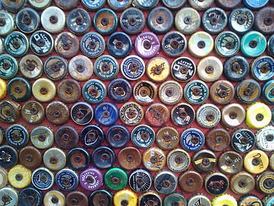 bottle caps, design, colorful, vintage, cap, bottle, style