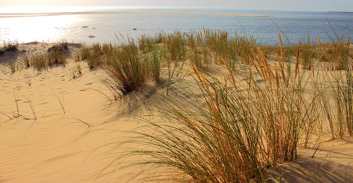 Sand, Dune, Dune pyla voit, hiekkadyynejä, hiekkaranta, Atlantin rannikolla, Beach