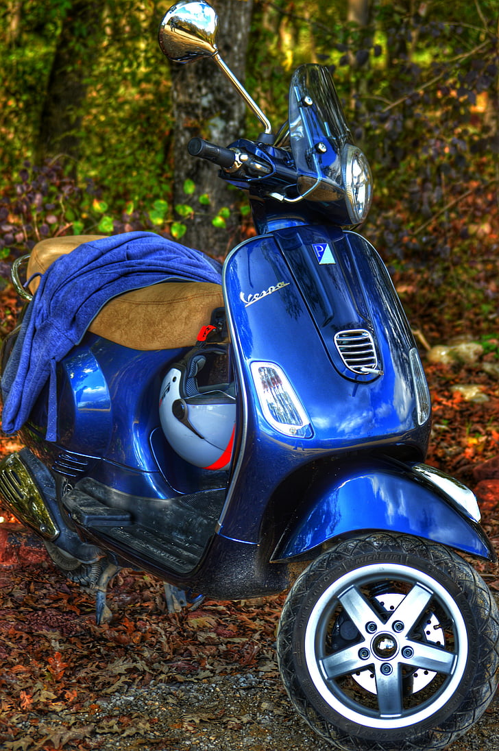 moped, Vespa, lx150, motor
