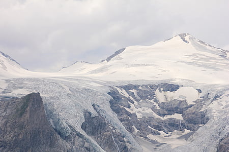 グロースグロックナー, 山, オーストリア, アルパイン, 雪, 風景, 冬