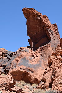 desert, rock formations, the valley of fire, geology, nevada, sandstone, massive shedding