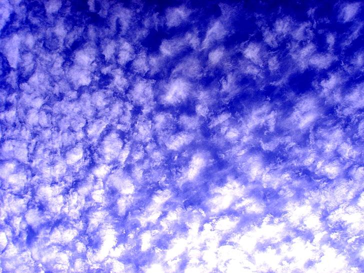 Sky, White cloud, ren, ljus, dag, blå, bakgrunder