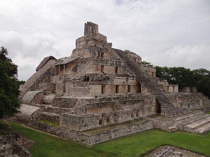 maia, maia, antiga, Mèxic, Temple, pedra, Yucatán
