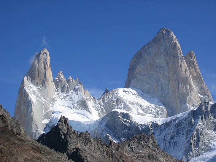 Fitz roy, Cerro torre, muntanyes, Argentina, Parc Nacional, Torres del paine, granit