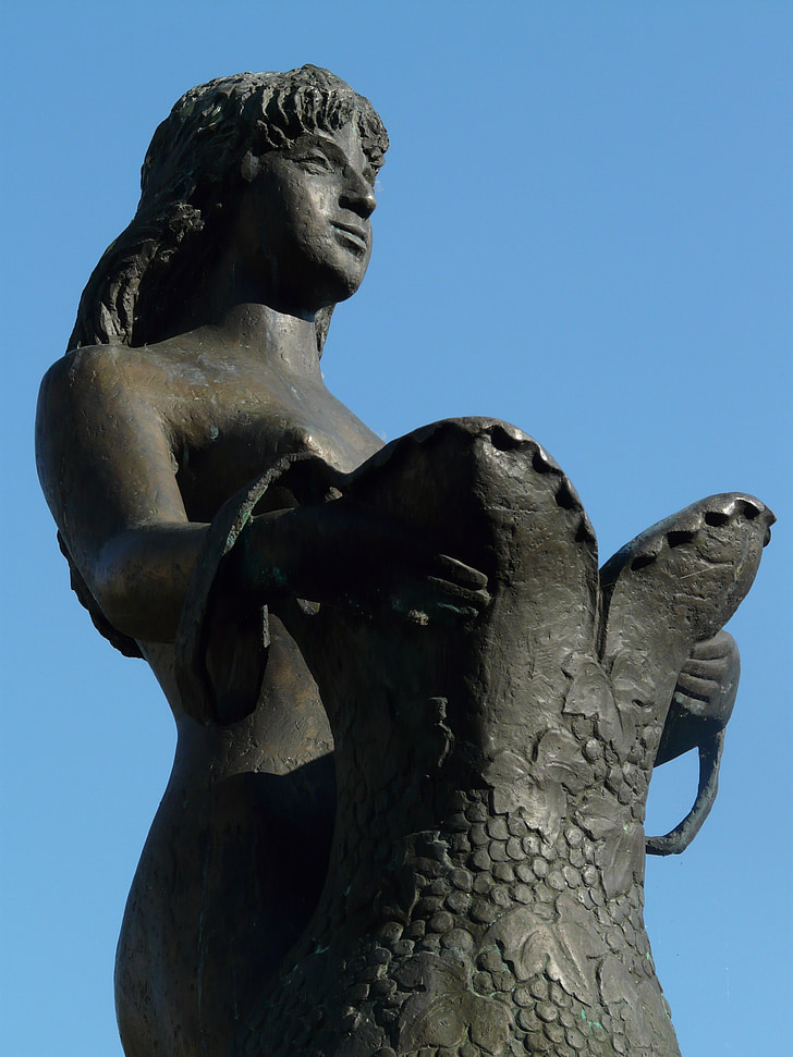 bullayer brautrock, bức tượng, người phụ nữ, khỏa thân, tâm trí, vú, ăn mặc