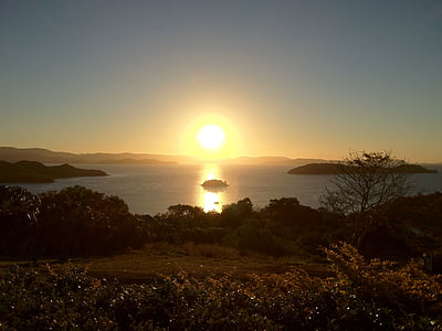 Hamilton Islanda, Australia, insieme del sole