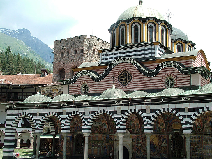 Рила, Монастырь, Болгария, Православные, христианство, религиозные, исторические
