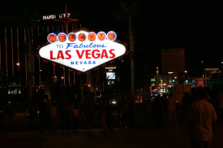 las vegas, Selamat datang, neon bersinar, Amerika Serikat, Hebat, Nevada, berjudi