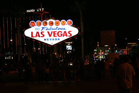 las vegas, dobrodošli, neonska, ZDA, čudovito, Nevada, iger na srečo
