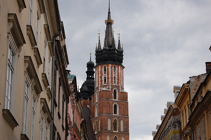 Kraków, Polen, monument, markedet, den gamle bydel, byens centrum, Malopolska