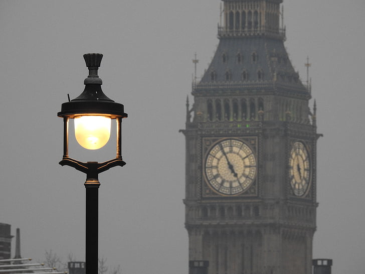 Street lampe, London, lampe, Street, England, arkitektur, Storbritannia