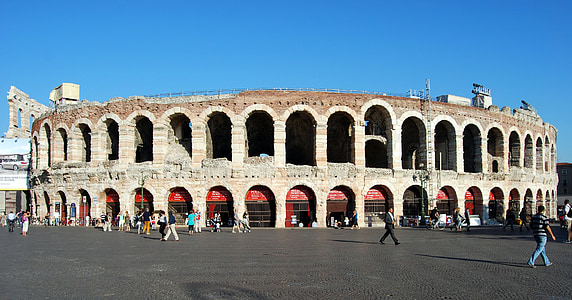 Arena, Verona, Piazza, podprsenka, Taliansko