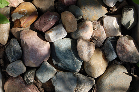 石头, 阴影, 品种, 颜色, 土地, 污渍